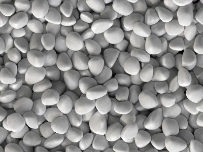 Gravel Low decorative n3 3D model