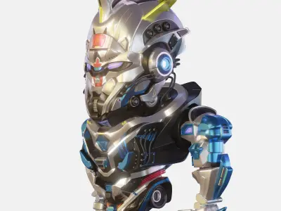 Robot Character 01 - Scifi Edition 3D model