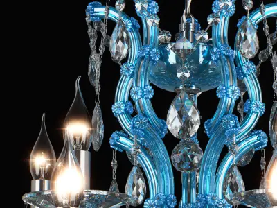 698165 ChampaBlu Osgona Chandelier 3D model
