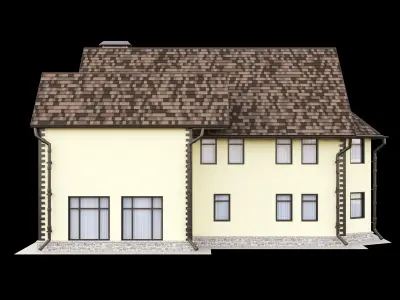 Cottage house 3D model