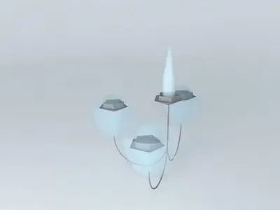 Lamp gray Free 3D model