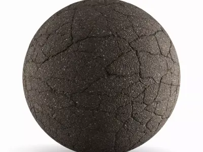 Asphalt Cracked 02 - 8K Scan Texture