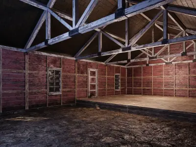 41-80 FARM BUILDINGS PACK 4K PBR Textures GameReady