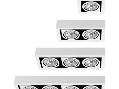 spotlights 02 Low-poly 3D model