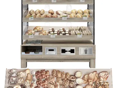 Bakkery market 3D model