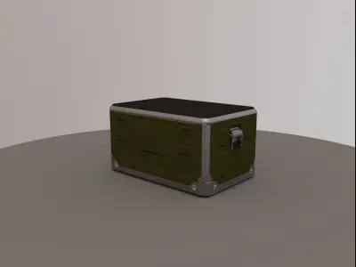 Storage Crates Low-poly 3D model