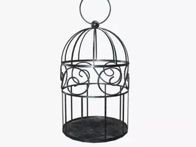 Medieval Torch V14 Low-poly 3D model