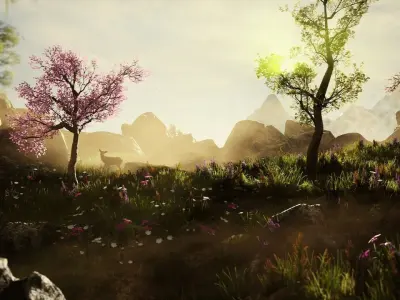 Mountain Low-poly 3D model