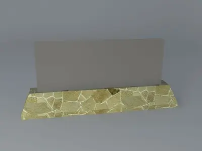 Stone Sign Free 3D model