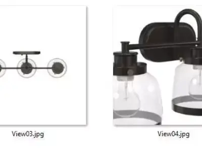 Judson Collection Three-Light Antique Bronze 3D model