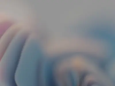 Windows 11 style wallpapers Blender scene 3D model