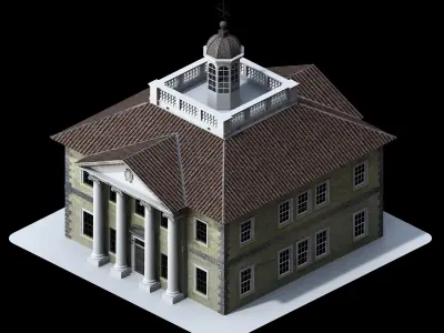 Different dimension - architecture - architecture 07 3D model