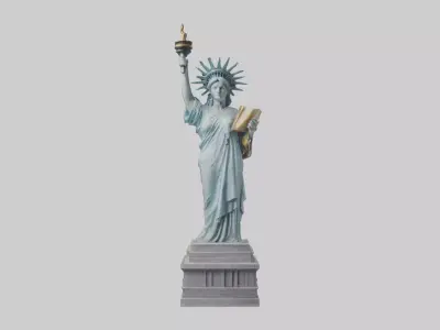 The Dream of Liberty statue model 3D model