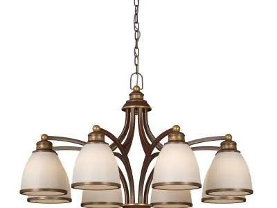 Hanging chandelier A9518LM-8BA 3D model