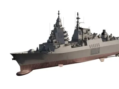 JAPANESE NAVY ADVANCED MULTIROLE DESTROYER 3D model