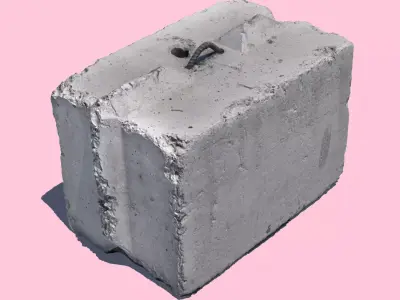 Another Concrete Block-3D Scan 3D model