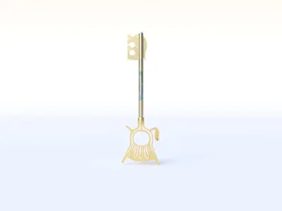 Legendary Key Low-poly 3D model