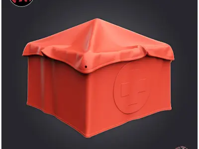 Medical Tent 3D print model