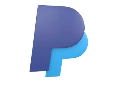 Paypal Logo v2 001 Free low-poly 3D model