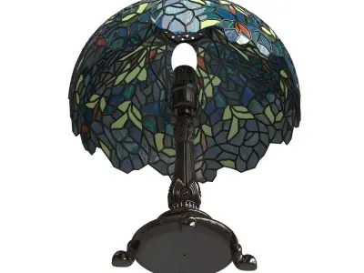 Perigold Meyda Lighting Tiffany  Stained Glass Table Lamp 3D model