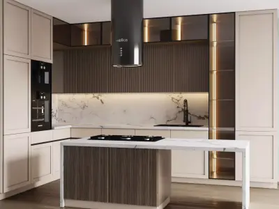 Kitchen 017 3D model