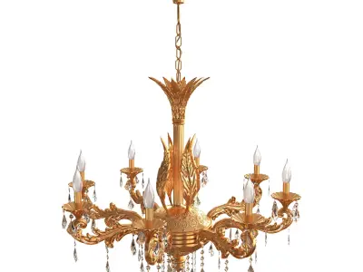 Classic Chandelier 002 3D model