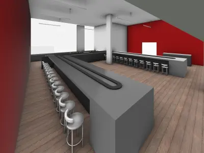 Kaiten Sushi Bar 3D model