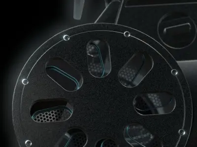 Black Hole Blaster - SciFi Weapon 3D model