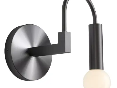 Arch Sconce Low-poly 3D model