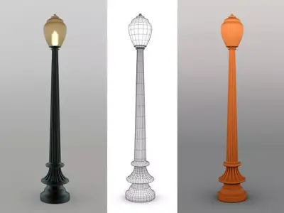 Streetlamp street lamp Free 3D model