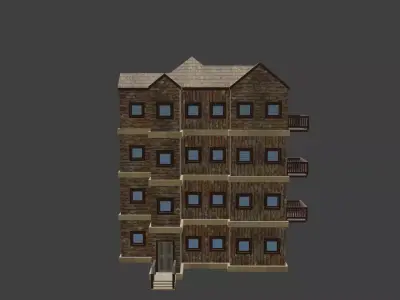 House Model 66 Low-poly 3D model