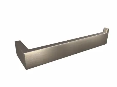Brass Towel Holder - Handle 3D model