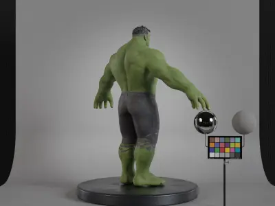 The Incredible Hulk Low-poly 3D model