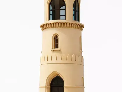 Sur Tower model Oman 3D model