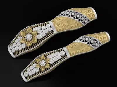 NEW 24 INDIAN BANGLES COMPLETE LOT 3D print model