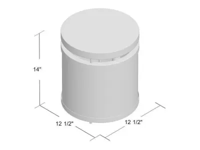 Dorota Glass Flush Mount 3D model