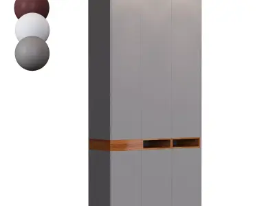 CUPBOARD 5 wardrobe with three doors 3D model