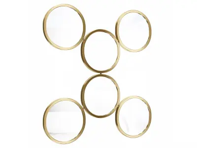 Mirror in a metal frame GZ-M1073 3D model