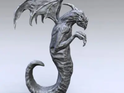 Dragon Gargoyle 3D model