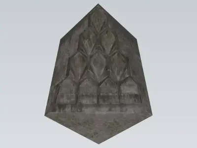 Muqarnas of Hatice Turhan Sultan Fountain Free low-poly 3D model