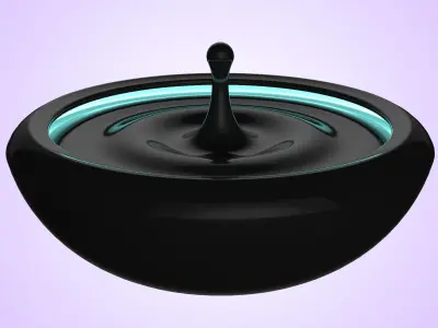 FIGULO SPLASH LAMP CERAMIC MOOD LIGHTING Free 3D model