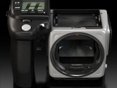 Hasselblad H5X Body DSLR camera Low-poly 3D model