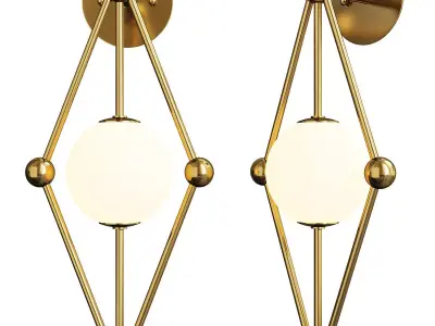 Bickley Wall Sconce Low-poly 3D model