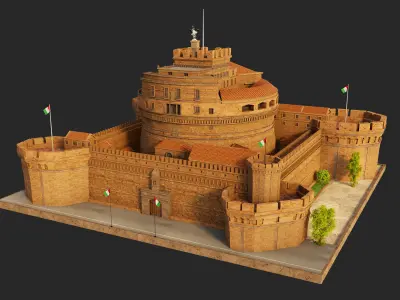 Castel Sant Angelo 3D model