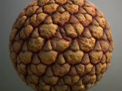 Material Skin Alien 7 Seamless PBR Texture Texture