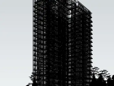 Exterior Daylight and Night 3D model