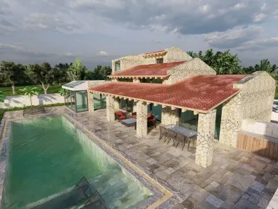 STONE FARM Villa 3D model