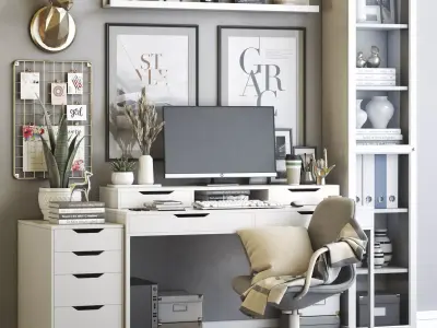 Office workplace 63 3D model