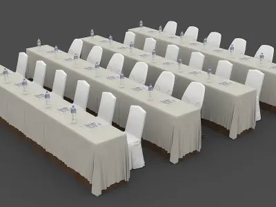 3D Class Room 3D model