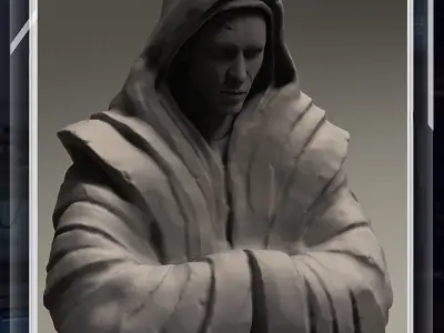Star wars 3d printable jedi temple statue figurine 3D print model